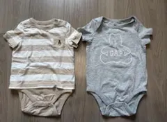 baby GAP ギャップ／ロンパース(6-12m)(70)2枚