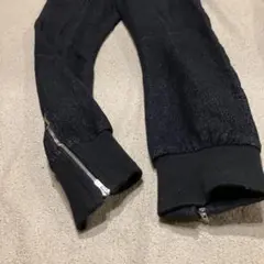 最終値下げ最安値1500円start 裾リブスウェットジッパー ジョガーパンツ
