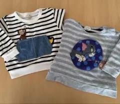 プティマイン　F.O.KIDS トレーナー　おさるのジョージ トムとジェリー