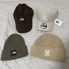 レディースキャップ　ニット帽　ニューエラ　ノースフェイス　まとめ売り
