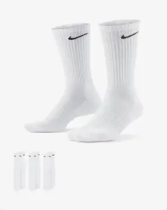 NIKE ホワイト Lサイズ ソックス 3足セット SX7664