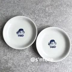 ペコちゃん　有田焼　皿　2枚