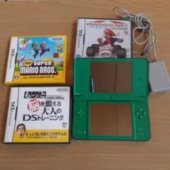 ニンテンドーDSi LL グリーン 本体とゲームセット