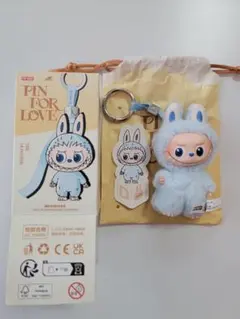 POP MART イニシャル ラブブ 【D】 PIN FOR LOVE