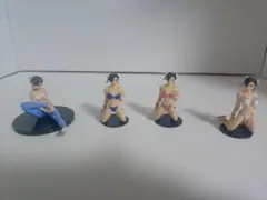 ストリートファイター　春麗　ミニフィギュア　4体セット