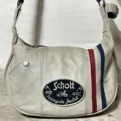Schott クラシック レーサー　ボディバッグ バナナバッグ　ホワイト 2026年最新】バナナ バッグ SCHOTTの人気アイテム - メルカリ