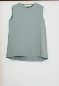 Theory luxe セオリーリュクス ノースリーブブラウス セージ 38 M