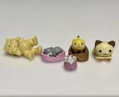 ミニチュア猫セット｜ポーリーポケット LGT刻印あり・野村トーイなど