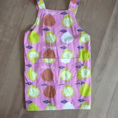 キッズ☆フルーツ柄コットンエプロン
