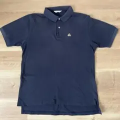 90s M【ブルックスブラザーズ 】USA製　金刺繍ロゴ　三角タグ　ポロシャツ