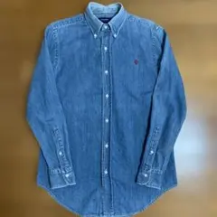 Gymphlex ジムフレックス デニムボタンダウンシャツMサイズ