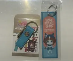 ウマ娘 アグネスタキオン バックチャーム フラッグキーホルダー2個 