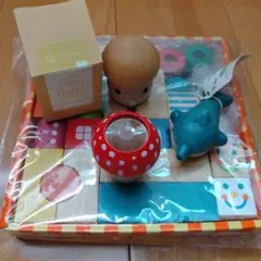 木のおもちゃ 積み木 どんぐりきのこ カレイドスコープ 笛 PLAN TOYSのサムネイル