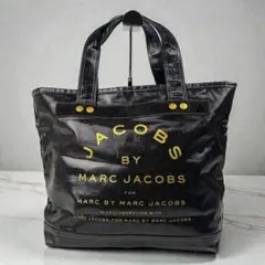 美品 MARC JACOBS マークジェイコブス デニム調 A4 トートバッグ