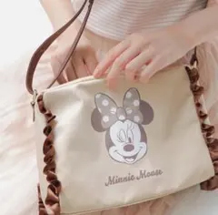 アリーム ミニーフリルショルダーバッグ areeamディズニー ミニーマウス