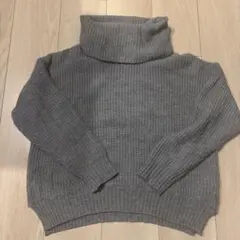 earth music&ecology グレー セーター フリ－サイズ