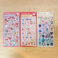 国内正規品☆ サンリオ キティ ボンボンドロップシール うるちゅるポップシール