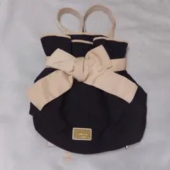 ♥️LANVIN en Bleu リボン リュック バックパックのサムネイル