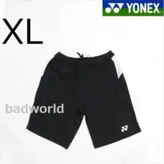 新品/XL/ヨネックス/黒白/最新海外モデル/ハーフパンツ/ショートパンツ/23