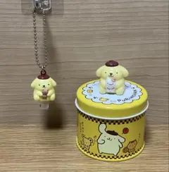 【平成レトロ】 ポムポムプリン 缶 キーホルダー セット