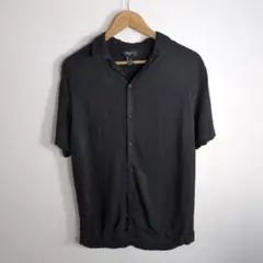 00's ヴィンテージ FOREVER21 半袖シャツ 黒 y2k モード 美品のサムネイル
