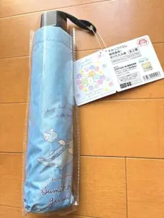 すみっコぐらし　折りたたみ傘　グリーン　晴雨兼用　新品未使用