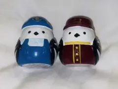 ※新品※ シマエナガ 置物 フィギュア ホテルマン 2個セット ドアマン