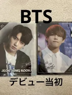 【BTSデビュー当初】 JUNG KOOK 、V クリアファイルセット