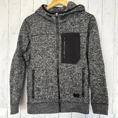 Abercrombie & Fitch アバクロ　グレー ブラック パーカーXS