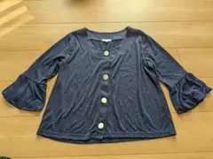 CINEMA CLUB　Honeys　カーディガン　ネイビー　レディース　秋冬