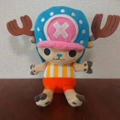 (美品) ONE PIECE チョッパー ぬいぐるみ ～新世界編～ 約20cm