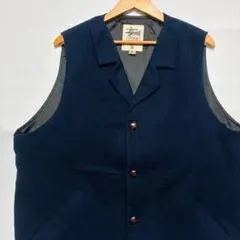 OLD STUSSY オールド ステューシー USA製 ベスト ビンテージ 古着