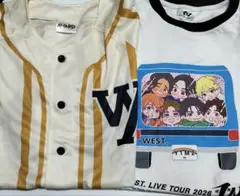 WEST. ベースボールシャツ、Tシャツセット　2着　古着中古