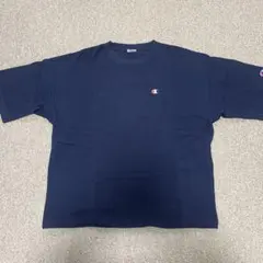 【美品】Champion ネイビー Tシャツ Lサイズ