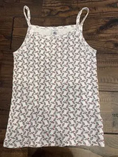 【PETIT BATEAU】花柄キャミソール 116cm