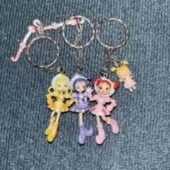 おジャ魔女どれみ ダブルキーホルダー どれみ おんぷ ももこ ハナ まとめ売り