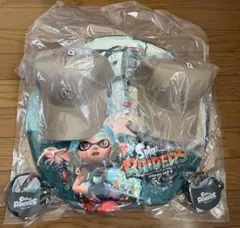 スプラトゥーン レイダース 特典セット キャップ クッション　折りたたみうちわのサムネイル