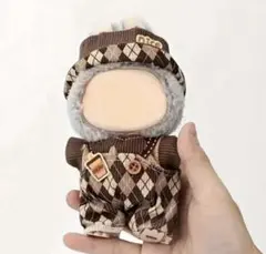 ラブブ服 サロペット風 3点セット 着せ替え服15cm-17cm人形用