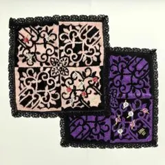 【未使用】ANNA SUI タオルハンカチ 2枚セット