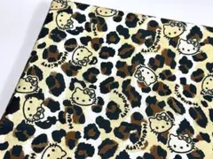 UＳA.生地.シーチング.幅110cm.長さ1m.KT猫.茶豹柄.2712