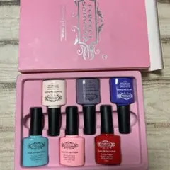 ジェルネイル10mlの6本セット　一度使用　USED