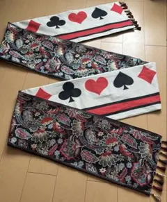 トランプデザイン 名古屋帯 タッセル付き