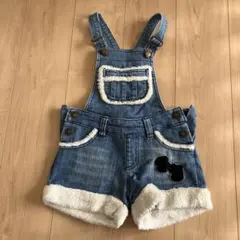 JENNI デニムショートオーバーオール 130㎝
