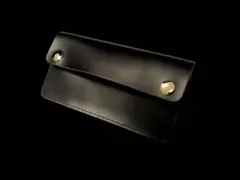 昭南茶芯ブラック ロングトラッカーウォレット 小判カン - メルカリ