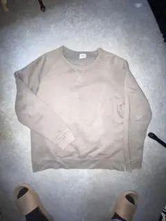 ZARA ベージュ クルーネック スウェット M