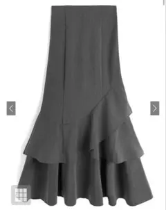 ティアードフリルアシンメトリーマーメイドスカート gc300