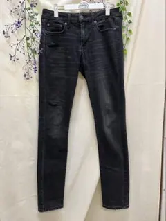 AMERICAN EAGLE ストレッチ　スキニー　ブラックデニム　スリム L