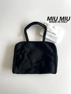 MIU MIU NYLON EMBOSS LOGO TOTE HAND BAGのサムネイル