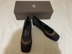 美品　ボッテガヴェネタ BOTTEGA VENETA パンプス ビジュー 7.5のサムネイル