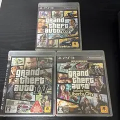 PS3 グランド・セフト・オート セット グラセフ5 GTA4 リバティーシティ